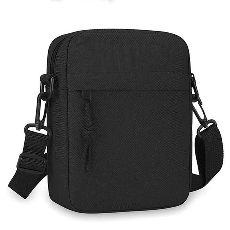 Men's and Women's Single-Shoulder Bags, Crossbody Bags, Solid-Colored Single-Shoulder Small Bags, Lightweight Mobile Phone Bags