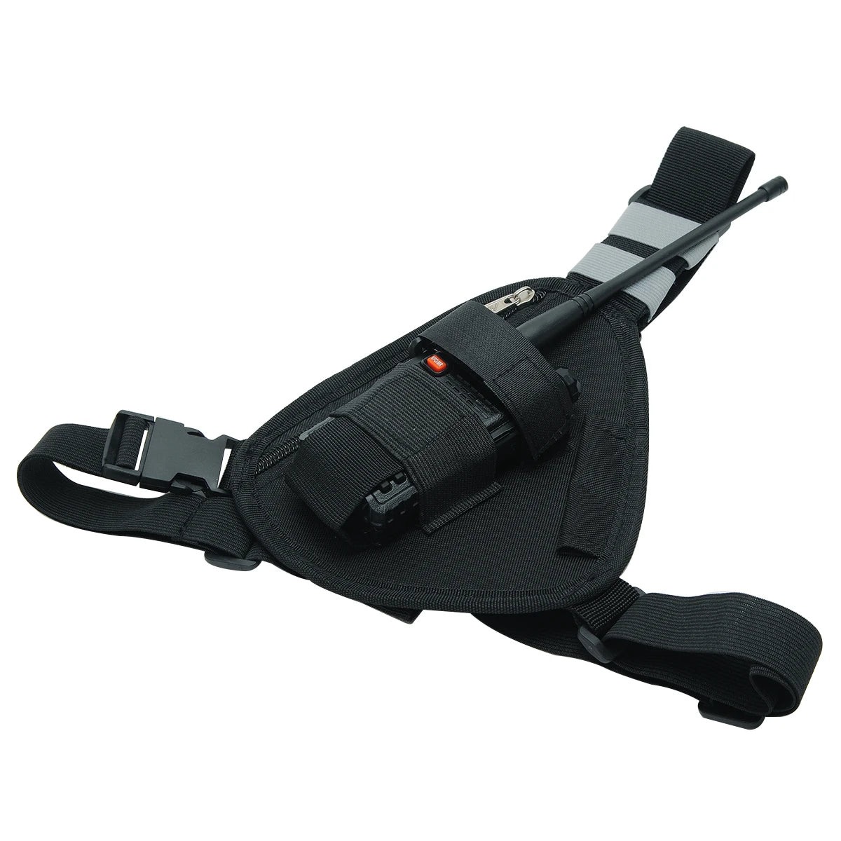 Walkie Talkie Chest Harness Shoulder Radio Holster Pack Adjustable Pouch Holster For Baofeng UV-5R UV-21 PRO Quansheng UV-K5 K6