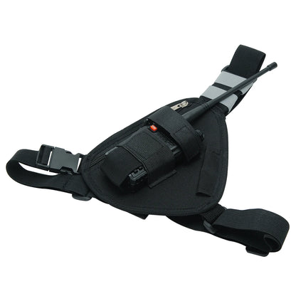 Walkie Talkie Chest Harness Shoulder Radio Holster Pack Adjustable Pouch Holster For Baofeng UV-5R UV-21 PRO Quansheng UV-K5 K6