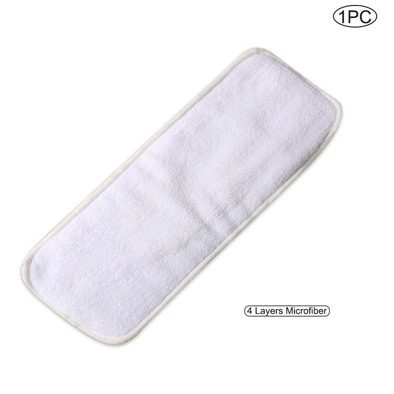 1pc Hemp Fabric Washable Booster Liners Bamboo Charcoal Cloth Nappy Inserts Reusable Diaper Insert for Baby Pocket Cloth Diaper