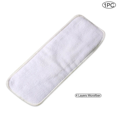 1pc Hemp Fabric Washable Booster Liners Bamboo Charcoal Cloth Nappy Inserts Reusable Diaper Insert for Baby Pocket Cloth Diaper
