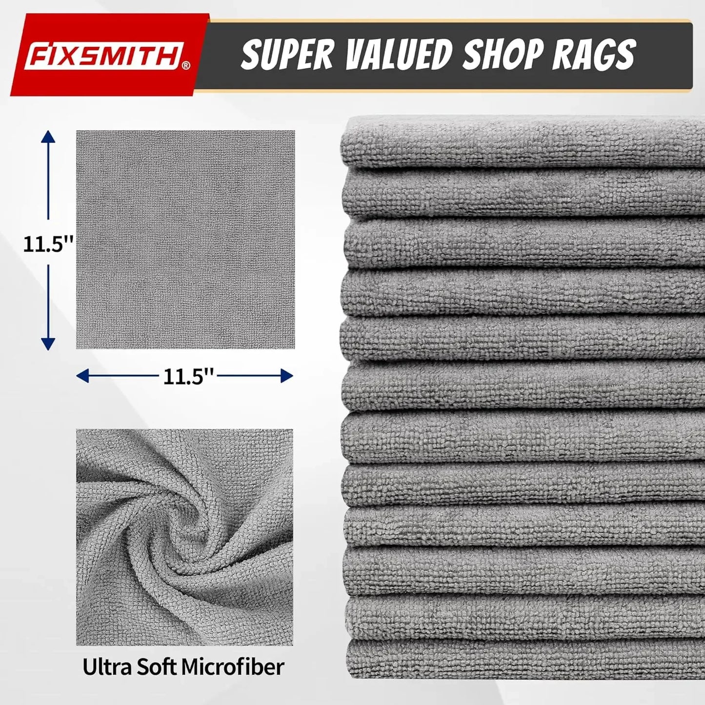 Thicken Microfiber Cleaning Cloths Lint Free Microfiber Cleaning Towel Cloths Reusable Cleaning Towels Absorbent for Car Window