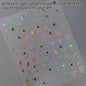 1pcs 5D Star Moon Nail Stickers Kawaii Pink Retro Bronzing Nail Art Sticker Decorations Decals DIY Adhesive Slider Accessories
