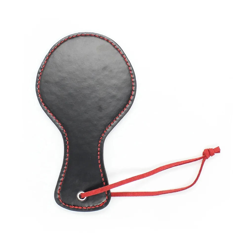 BDSM Riveted Leather Heart Spanking Paddle Flogger Whip Fetish Toy For Adult Men Women Couple 18+
