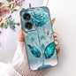 Case For Motorola Edge 50 Fusion Cover XT2429-1 Popular Flower Soft Black Silicone Phone Cases For Motorola G96 5G MotoG96 Funda