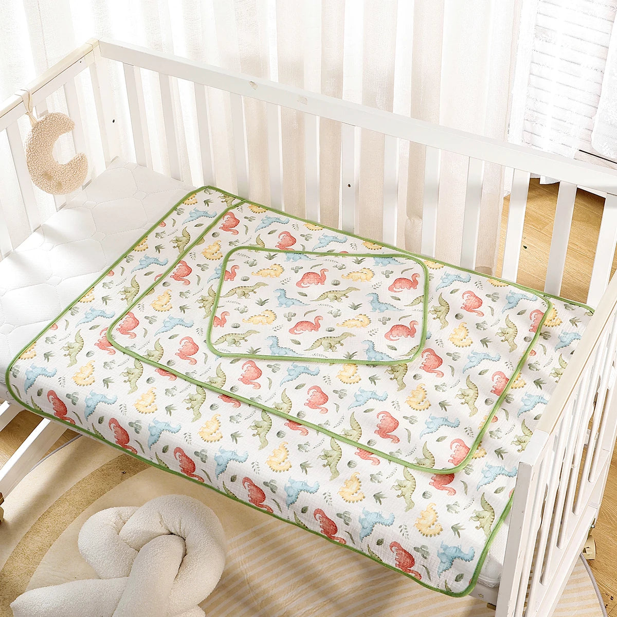 Children's Urine-proof Pads Waterproof Washable Mattress Urine Mat Bed Protector Urine Pads Cloth Breathable for 0-6 Years Baby