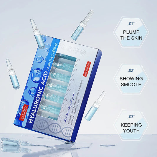 Hialurono rūgšties ampulės esencija, hialurono rūgšties esencijos drėkinamasis ampulių rinkinys (2 ml x 7 vnt.)
