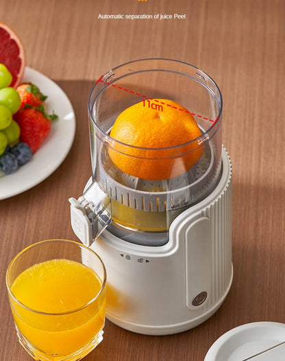 Rechargeable Electric Citrus Juicer Orange Juice Machine Extra Large Caliber Residue Separation
