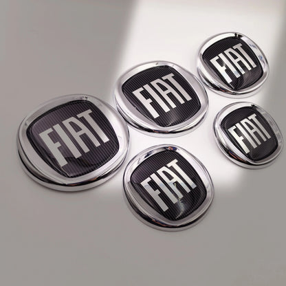 8.5/9.5/10/12cm 85/95/100/120mm car Emblem for FIAT Car Hood Front Rear Badge 2/3/4-Pin Emblem