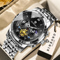 BINBOND Chronograph Men's Watches Accurate Quartz Watch For Men Luxury Luminous Waterproof StopWatch Durable Reloj