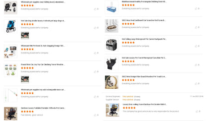 Pet Stroller Portable Folding Travel Dog Trolley Pet Stroller Factory Wholesale