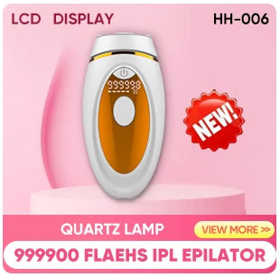 Vancostar Portable Laser Hair Removal Handset 900000 Flashes Painless Permanent Hair Remove for Women At-Home IPL Epilator