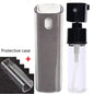 2-IN-1 Screen Dust Removal Microfiber Cloth Wipe Spray Bottle Set Laptop Tablet Mobile Phone Cleaning Tools Portable Cleaner