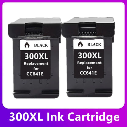 Replacement 300XL Ink Cartridges for HP 300 for HP300 XL Deskjet F4280 F4580 D2560 D2660 D5560 Envy 100 110 120 Photosmart C4680