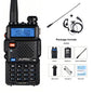 Baofeng UV-5R USB Lange Afstand Dual Band Ham Amateur Met Vhf Uhf Fm CB 128CH 2200mAh Portable Handheld Long Range Two Way Radio
