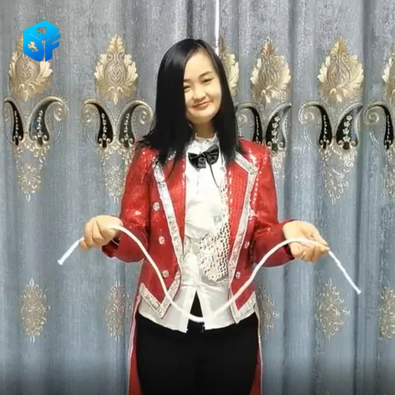 Rope to Flower Ball Flash Flowers Ball Appearing Ball Flower Magic Tricks Spring Flower Bouquet Magic Props Close Up Street