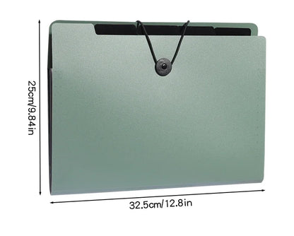 5 Layers A4 File Folder Storage Bag Test Paper Desktop Tool School Stationery Office Supplies