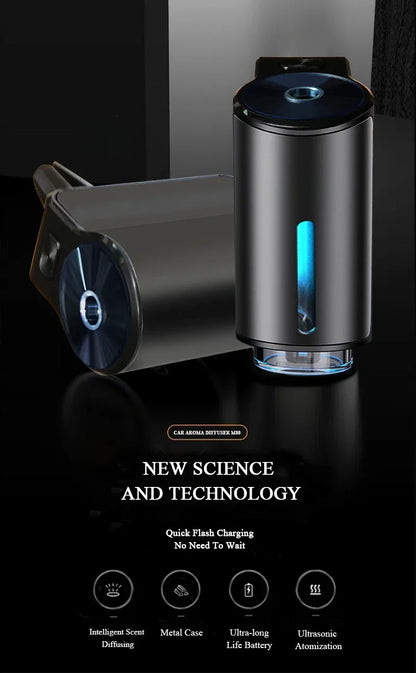 Air Freshener In The Car Aroma Diffuser 3 Levels Of Adjustable Intelligent Rechargeable Fragrance Diffuser Interior Car Accessor