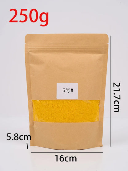250G 11Colors Sand Wax Ice Flower Wax DIY Scented Candle Making Accessories Snowflake Wax Pearl Candles Sand Painting Tools