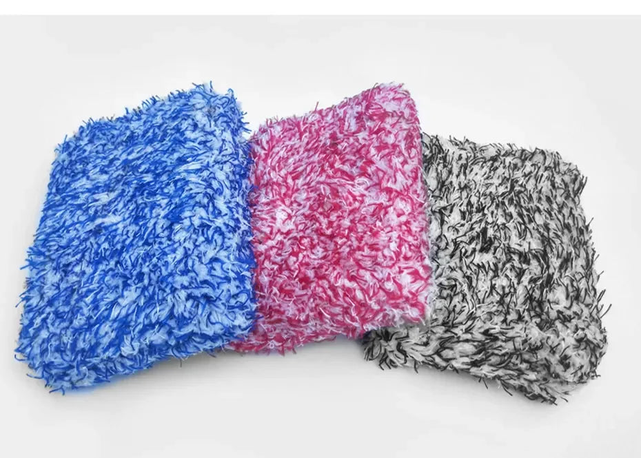 SEAMETAL Car Wash Microfiber Car Washer Sponge Car Care Detailing Brushes Washing Towel Sponge Block Car Cleaning Products
