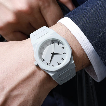1/5PCS Fashion Plastic Strap Men Business Watches Casual Analog Sports Quartz Watch For Mens Clock Reloj Hombre