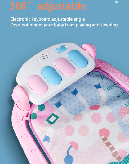 Multifunctional Fitness Frame Baby Activity Gym Play Mat Musical Rack Kid Infant Educational Crawling Carpet Toy Children Gift