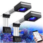 PopBloom RL90 WiFi Reef Aquarium Light 100W, Professional Marine Aquarium LED Full Spectrum for Reef Coral SPS/LPS Fish Tank LED