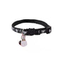 Adjustable Pet Cat Collar Quick Release Safety Buckle Anti-lost Cat Necklace Cat Pattern with Cat Face Pendant Bell