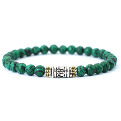 Minimalist 6mm Natural Stone Bracelet Unisex Sanskrit Yoga Meditation Beaded Braclet Lucky Red Braslet Tibetan Buddhist Pulseira