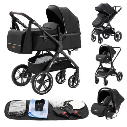 Baby stroller 3 in1,four wheel stroller,2 in 1 baby car,Lightweight strollers,Mutifunction Strollers,baby carriage,Poussette
