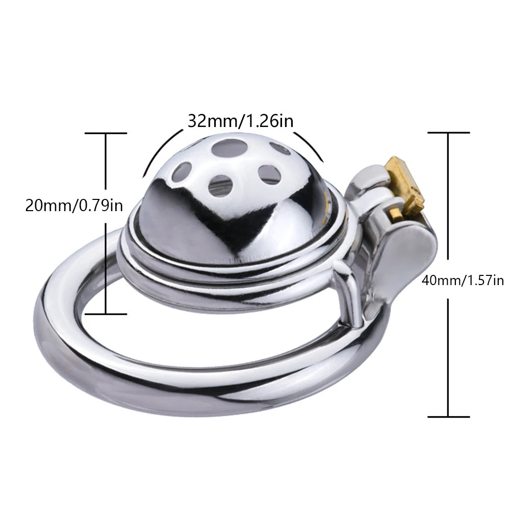 FRKO Men Chastity Cage With Invisible Lock Device Cock Rings Metal Urethral Catheter Dilator Penis Plug Urethra Catheter BDSM 18