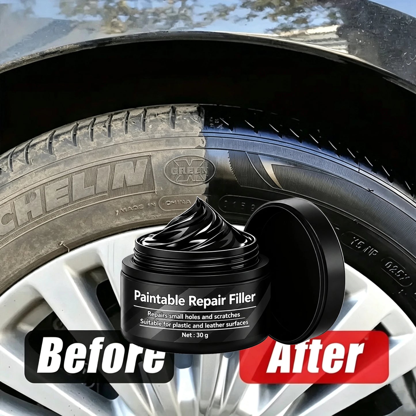 Car Interior Scratch Removal Wax And Care Wax for Plastics And Leather Seats Auto Dashboard Restorer Polish