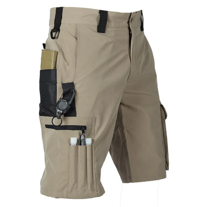 Men's Operator Elastic Tactical Shorts Ripstop Workout Outdoor Cargo Shorts for Men Cycling Hiking Fishing Casual Men's Shorts