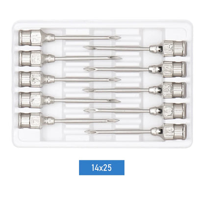 1-10Ml Automatic Veterinary Continuous Syringe / 10Pcs Needles Adjustable Animal Vaccine Injection Livestock Pig Cattle Sheep