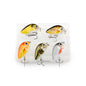 TREHOOK 5pcs 1.5g 3cm Mini Wobblers/Crankbait Fishing Lure Artificial Bait Hard Floating Wobbler for Fish Bass Fishing Tackle