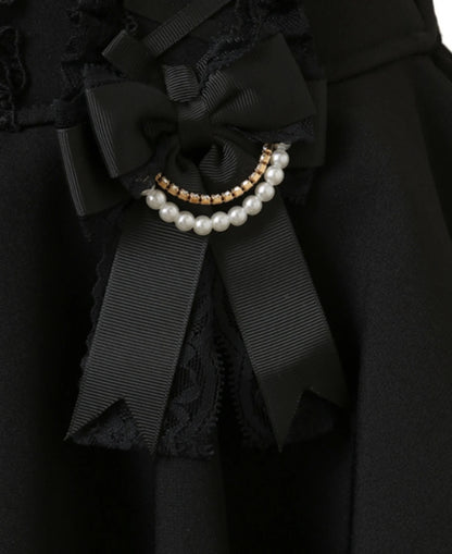 Japanese Liz Skirt High Waist Thin Kawaii Cute Bow Lolita Skirts Women Summer New Elastic High Waist Ruffle Short Pleated Skirt