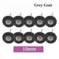 10Pcs/Bag Dental Odontologia Polishing Brush Wheel Rotary Tools 2.35mm HP Shank Wool Goat Cotton Black Buff Dentistry Laborator