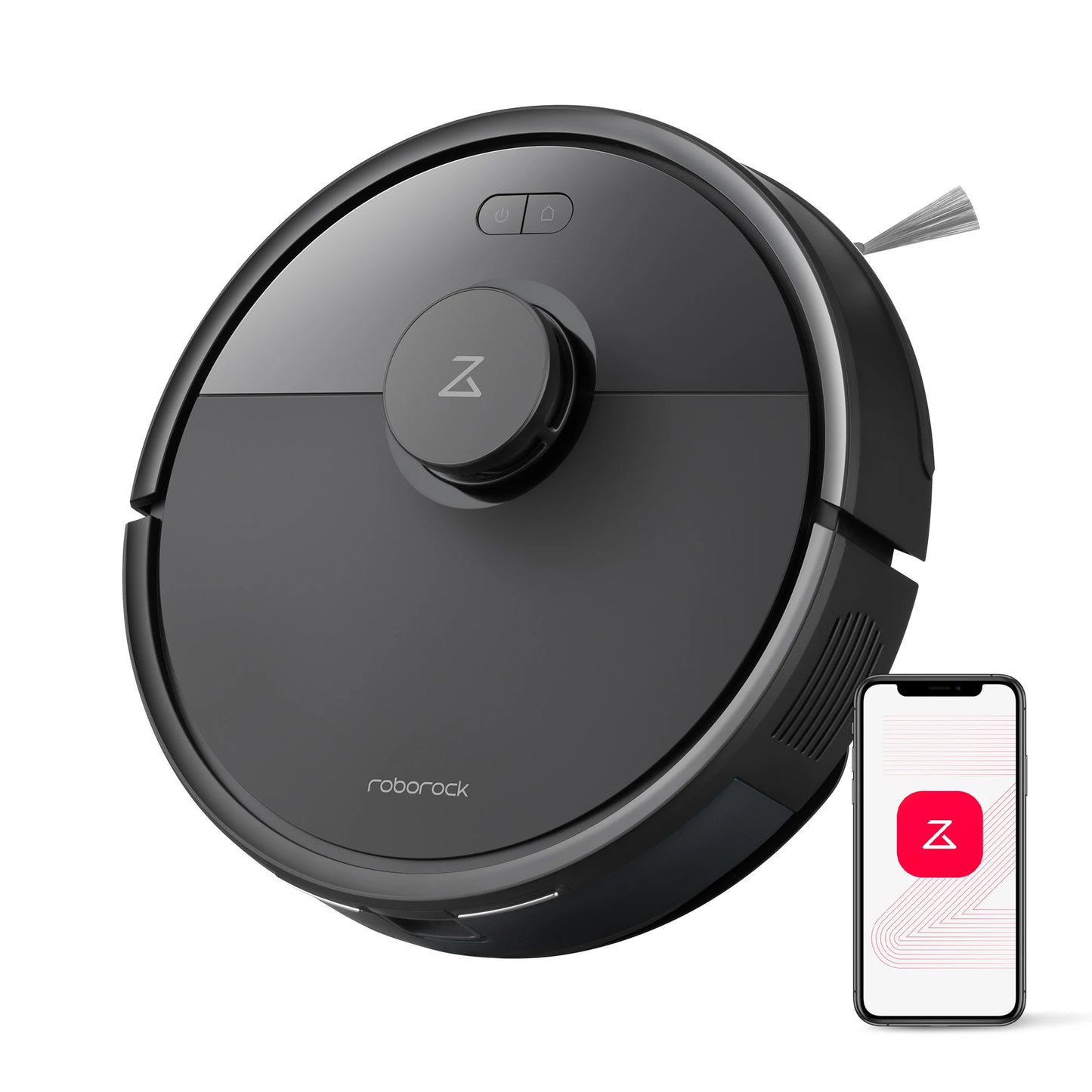 Roborock Q7 L5 robot vacuum cleaner (Q5 Pro upgraded version) has 8000Pa super suction, double anti-entanglement, precise LiDAR navigation, and intelligent restricted area.