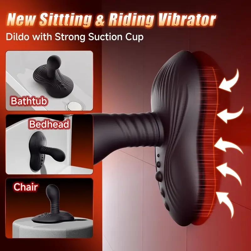 Remote Control Rotating Prostate Massager Anal plug Sucker Butt Plug Triple Vibrating Vibrator For Men Women Perineum Stimulator