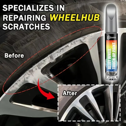 Silver Wheel Repair Pen Instantly Fixes Scratches And Curb Rash on All Silver Wheels & Car Bodies Simple One-Step Solution