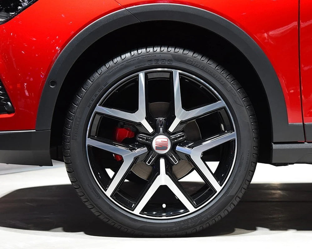 4Pcs 55/56/63mm Car Wheel Tire Center Emblem Cover Hub Caps Sticker for seat cupra Ateca Leon 6f 6j FR Mk2 Mk3 5f 1p lbiza Exeo