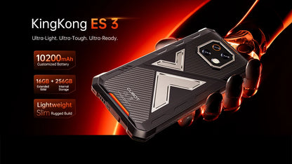 [Shipping From Poland] Cubot KingKong ES 3 Rugged Smartphone 16GB(6+10)+256GB Android 15 10200mAh 6.745'' 4G Mobile Phone NFC
