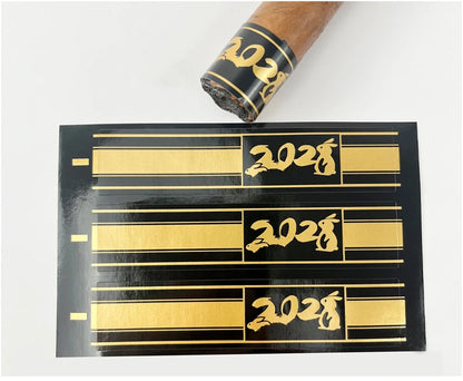 100pcs Cigar Label Ornament Repair Burst Foot Fixed Nightshade Anti-cracking Cigar Toe Label