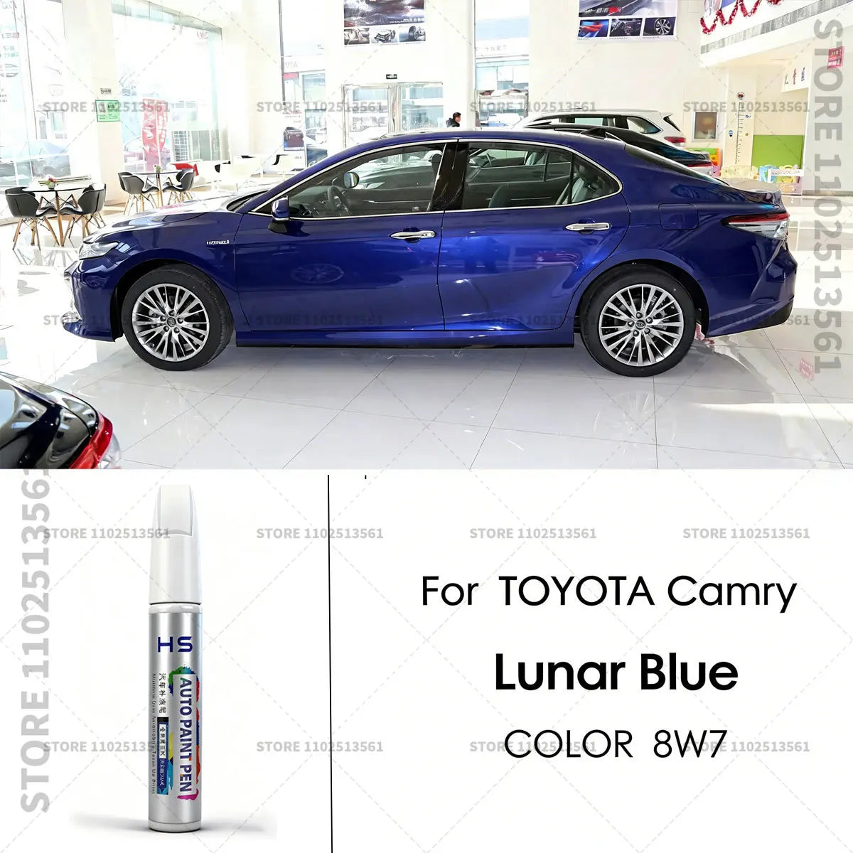 For Toyota Camry Paint Repair Pen Touch Up Scratch Remover DIY Car Accessories White 070 Blue 8W7 Black 209 202 220 Gold 5B2