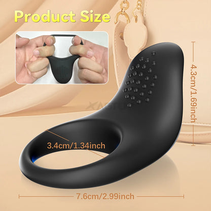 APP Control Vibrator Cock Ring for Men Delay Ejaculation Penis Ring Sex Toys Lock Penisring Cockring Adult Male Sex Supplies 18+