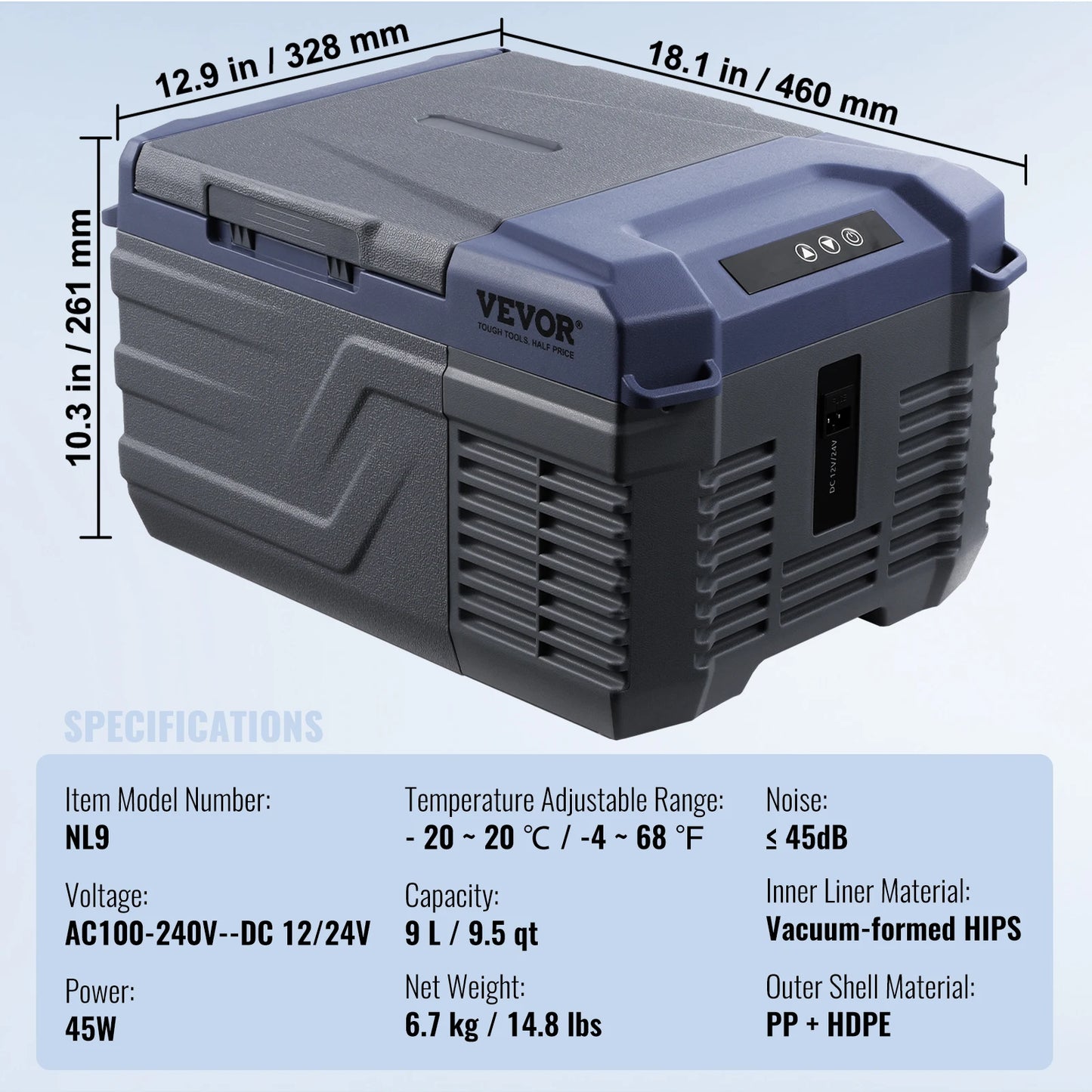 SucceBuy 8L to 75L Car Refrigerator Fridge Portable Icebox Single&Dual Zone w/Blue Tooth Temp Adjustable for Outdoor Camping RV