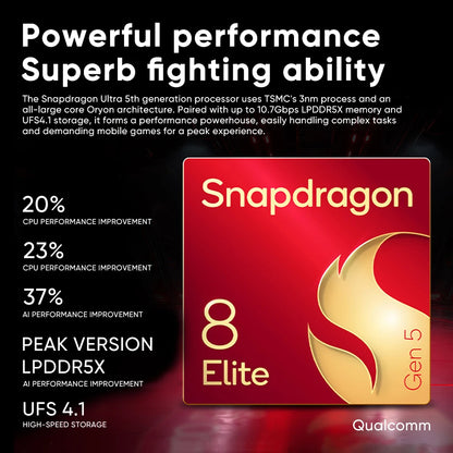 Global Version Zte Nubia Z80 Ultra 5g Snapdragon 8 Elite Gen 5 7200Mah 6.85'' 144Hz Oled Display 90W Fast Charging 64Mp+50Mp Ai