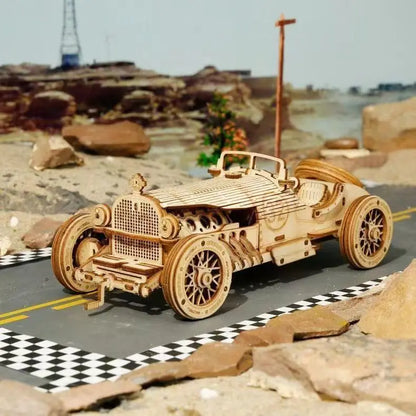 3D Car Wooden Puzzle, Scale Model,DIY Model Kit, Handcraft Gift,Home Decoration,Mechanical Model Kit, Building Toy,Birthday/Chri