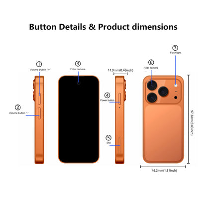 SERVO 19 Air 4G LTE Mini Smartphone Android 12.0 OS Play Store 6GB+128GB Face Unlock OTG 2 SIM 3.88" Screen Pocket Smart Phones