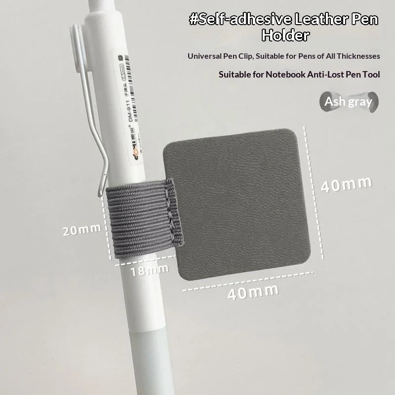 5/10Pcs Self-adhesive Elastic Pen Loop Holder - Pen Clip Accessories for Notebooks Journals Planners Office School Supplies